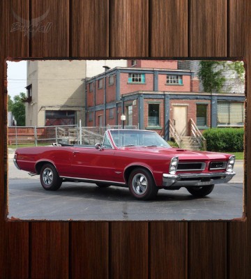 Металлическая табличка Pontiac GTO Convertible 555